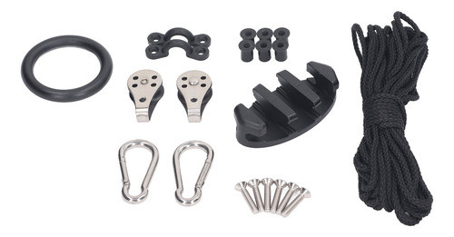 Kit De Corda De Âncora De Caiaque Em Aço De Nylon Thimble Bo 0