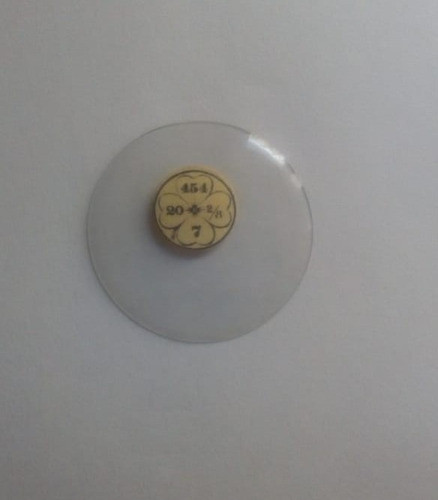 Repuesto Reloj De Bolsillo , Vidrio Cristal 454 0