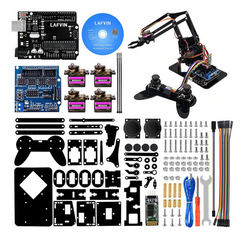 Kit Braço Robótico 4 Dof Completo Código+tutorial 0