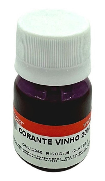 Corante Translúcido Vinho Ultra Brilhante Cristalino 20 Ml 0