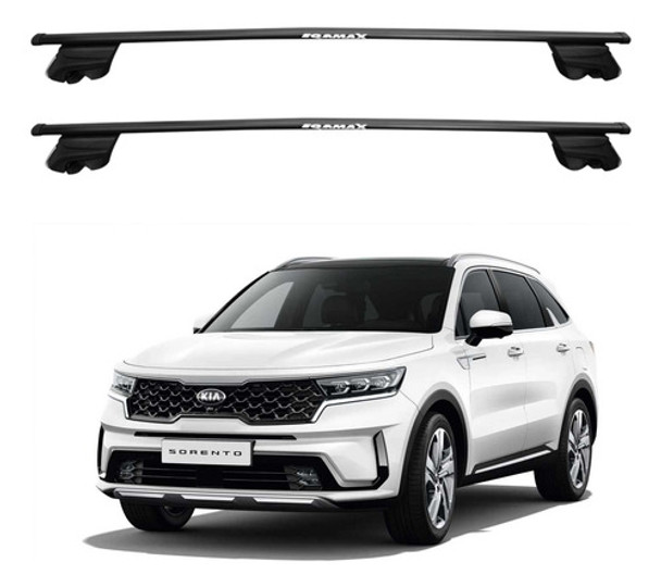 Barras De Techo Eqmax Beta Acero Kia Sorento 2016-2022 Negro 0 Barras De Techo Eqmax Beta Acero Kia Sorento 2016-2022 Negro 0