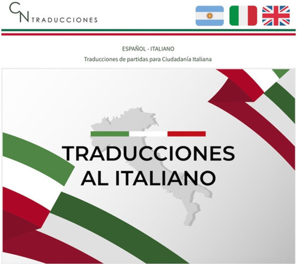 Traducción Partidas De Italiano A Español Ciudadanía Cne 0