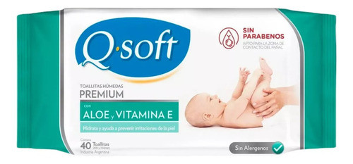 Toallitas Húmedas Q-soft Premium Aloe Y Vitaminta E X 400 Un 0