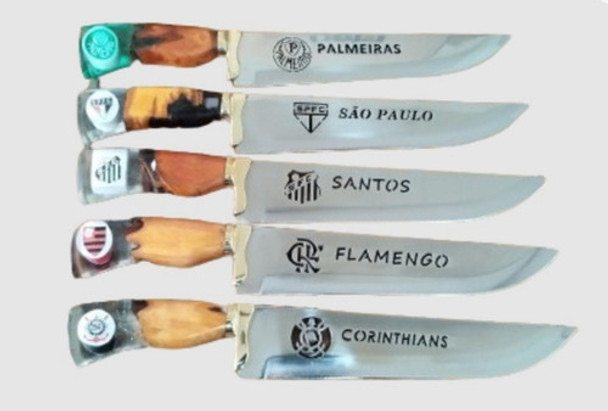 Faca Cabo Artesanal De Times 0