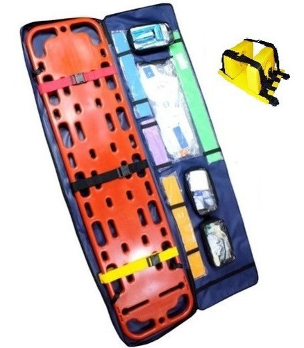 Kit Cipa Com Prancha Em Polietileno + Imobilizador Cabeca 0