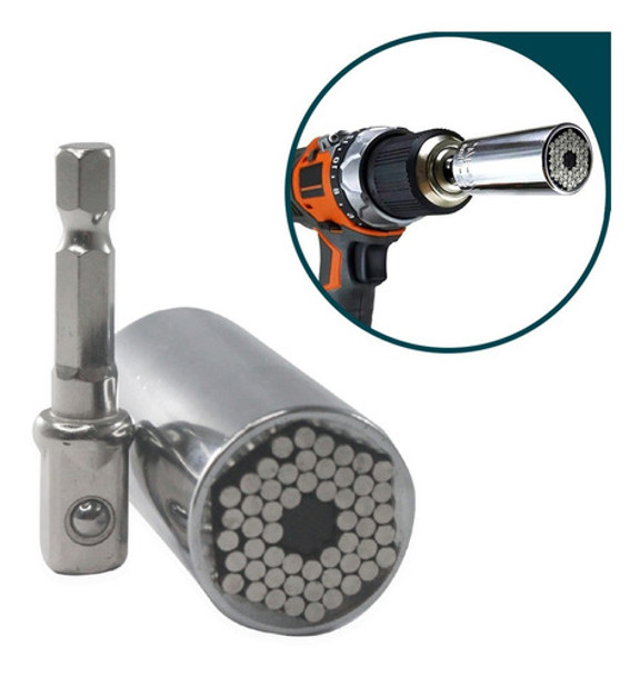 Catraca Soquete Universal Grip 7 A 19mm Chave Parafusadeira 0