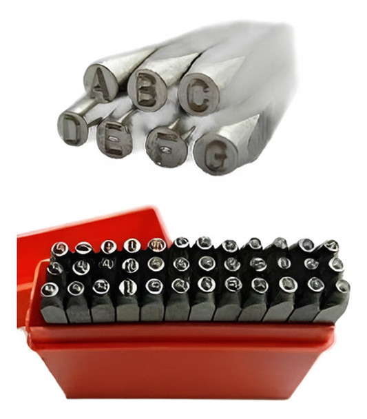 Cuños Para Grabar Letras 4 Mm 0