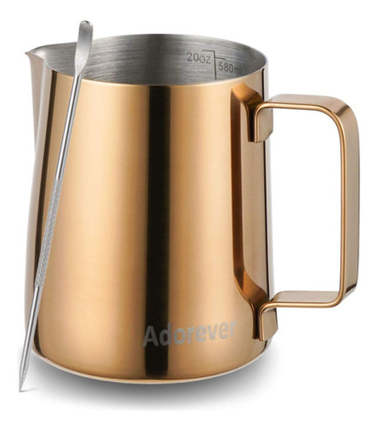 Jarra De Espuma De Leite, Jarros De Vapor De 600 Ml (20 Onça 0