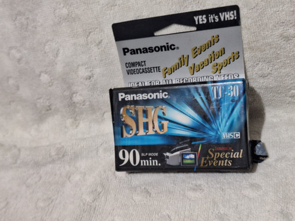 Fita Vhs-c Panasonic Tc 30 Lacrada Sem Uso 0 Fita Vhs-c Panasonic Tc 30 Lacrada Sem Uso 0