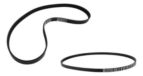 Kit X2 Correa Poli V Chevrolet Onix Prisma 1.4 3c 0