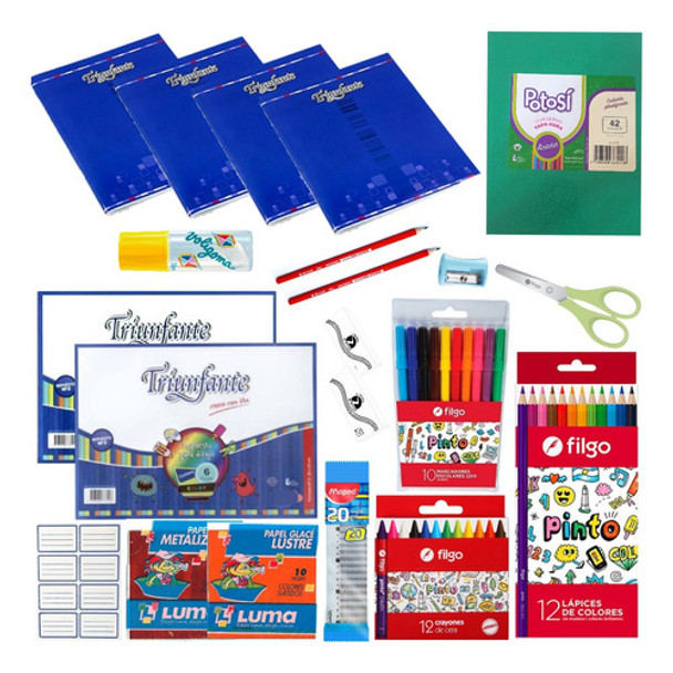 Kit Escolar Primaria Básico Económico 21 Piezas 0