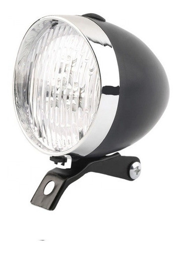 Luz Delantera  Faro Retro Led Pila Bicicleta Paseo 0