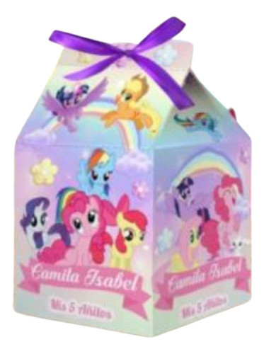10 Cajitas Golosineras De Little Pony 0