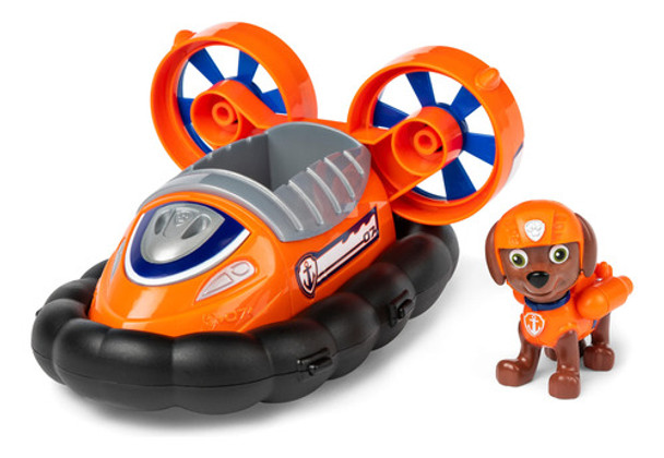 Veículo De Brinquedo Paw Patrol Zumas Hovercraft Com Boneco 0