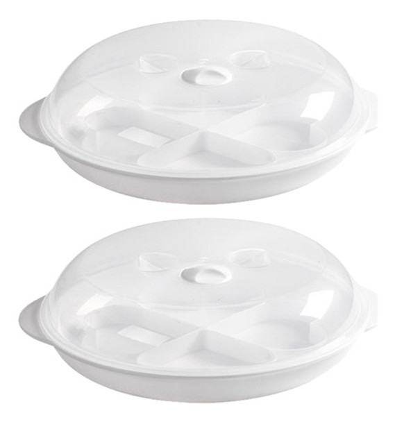 Ovos Fritos No Vaporizador De Ovos De Microondas, 2 Unidades 0