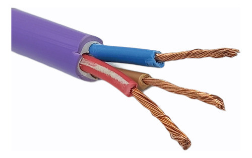 Cable Subterraneo Tripolar 3 X 2.5 Mm Rollo X 10 Mts 0