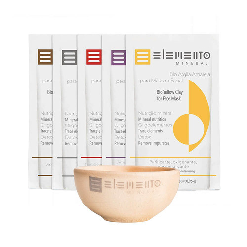 Kit Bio Argilas Revitalizante  Elemento Mineral Elemento Mi 0