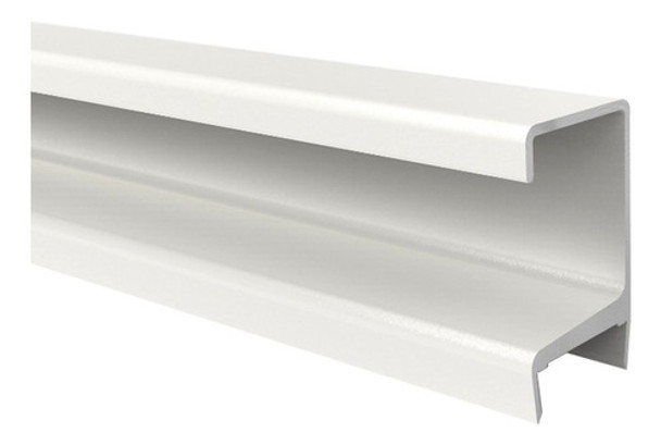 Perfil Manija Mc Grupo Euro 18 Mm Aluminio Blanco Mueble 0