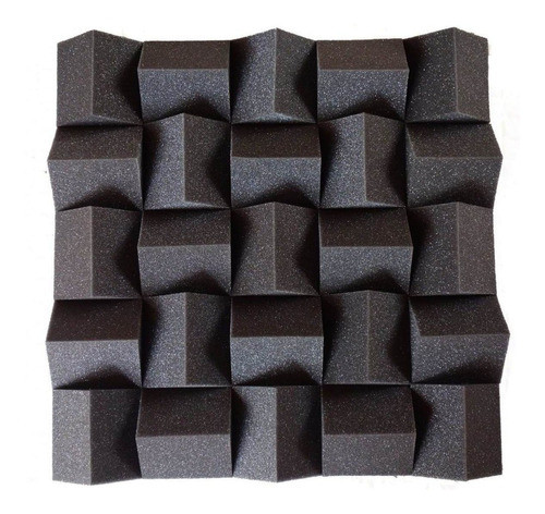 Espuma Acústica Difusor Acústico C/28 Alpha 7cm + 1 Spray 0