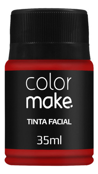 Tinta Líquida Facial Vermelha - Colormake - 25ml 0