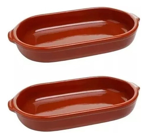 Kit 2 Assadeiras Ovais 500ml Nº00 Motta 1801 Feijoada Arroz 0