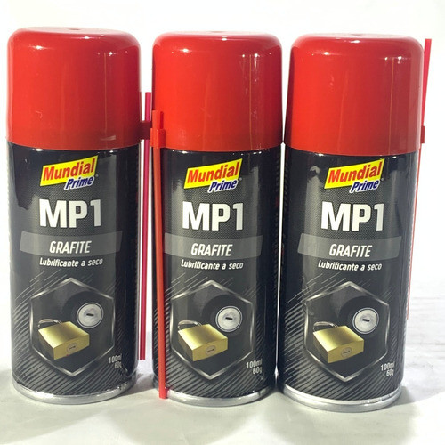 Grafito Spray Lubricante Cerradura Candado Multiuso.x100ml 0