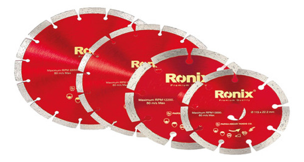 Disco Diamantado Segmentado Ronix 115mm (4.1/2 ) 0