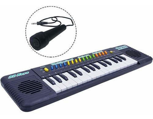 Órgano Electrónico Multifuncional Con Micrófono 46x13cm 0