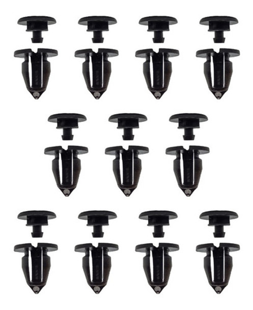 Juego Grampa Clip Tapizado Puertas Traseras Renault Kangoo 0