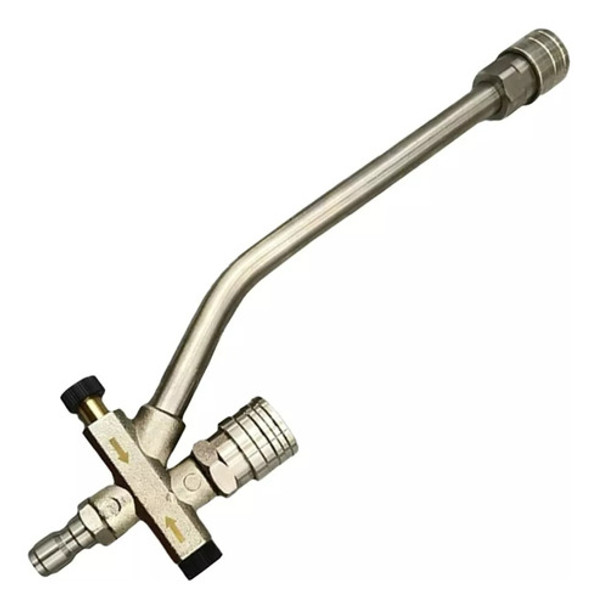 Lanza Doble Valvula Foam Lance Acople Rapido Hidro Cuerno 0