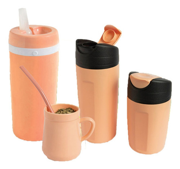 Set Matero Mate Yerbera Azucarera Termo 0