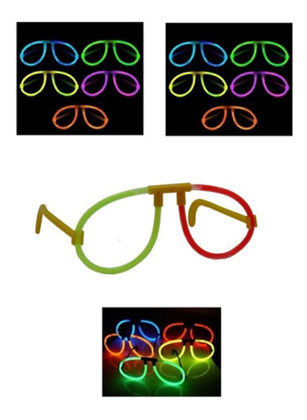 Pack X 25 - Anteojos Lentes Luminosos Neon Glow 0
