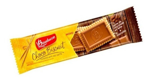 Biscoito Bauducco Choco Biscuit 80gr - Kit Com 7 0