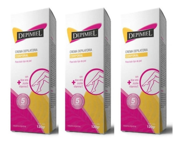 Crema Depilatoria Corporal Depimiel Clasica 120 Gr. X3 0