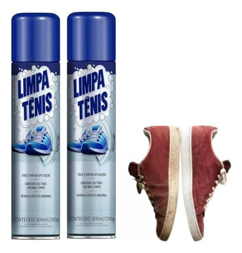 Limpa Tênis Sapatos Allclean Limpeza Profunda 300ml 0