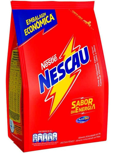 Kit C/ 3 Nescau Em Pó Achocolatado Nestle Embalagem 0