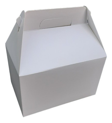 Cajita Feliz Para Cumpleaños X5 Cotillon Color Blanco 0