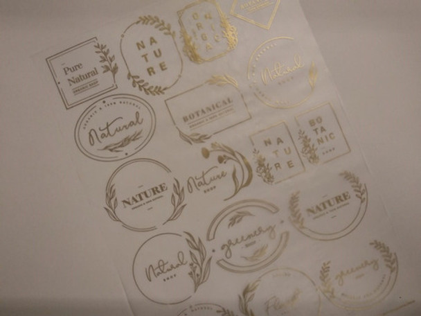 Folex Impreso Romina Guerra 25x35 Modelo Nature 1 Dorado 0