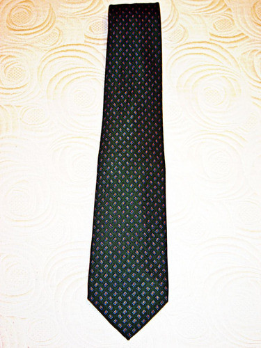 Red And Blue Corbata De Seda Italiana 0