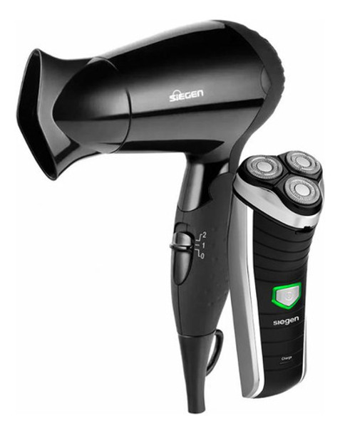 Pack Siegen: Afeitadora Powered Shave Y Secador Pelo Travel 0 Pack Siegen: Afeitadora Powered Shave Y Secador Pelo Travel 0
