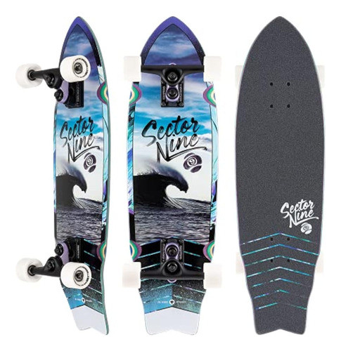 Sector 9 Wavepark Shadow Longboard Completo 0