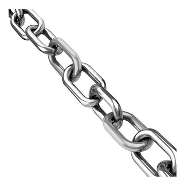 Corrente Calibrada Galvanizada 6mm Din 766 P/ Âncora Barcos 0