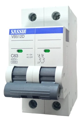 Termica Bipolar (2p) 63amp Sassin 0