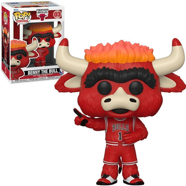 Funko Pop Nba Mascots Chicago Bulls Benny The Bull 0