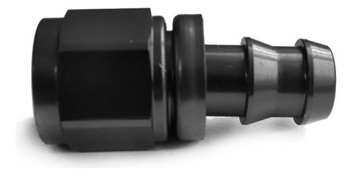 Acople Conexión Push On Hose Recto An4 Negro Ftx Fueltech 0