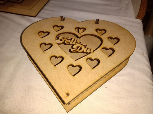 10 Caja Bombonera Corazón 10 Rectangulares Y 10 Redondas 0