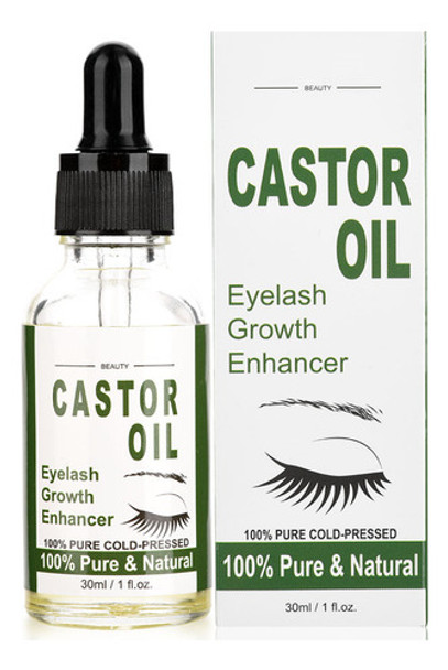 Aumento De Cílios: 30 Ml, Potenciador De Óleo De Rícino Puro 0 Aumento De Cílios: 30 Ml, Potenciador De Óleo De Rícino Puro 0