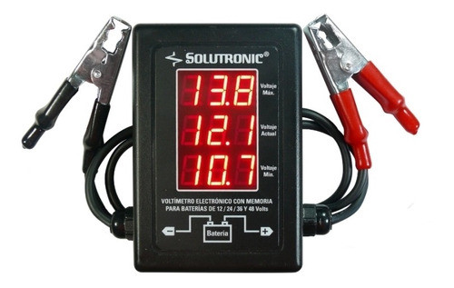 Voltimetro Profesional Autoalimentado / Con Memoria 12/24v 0