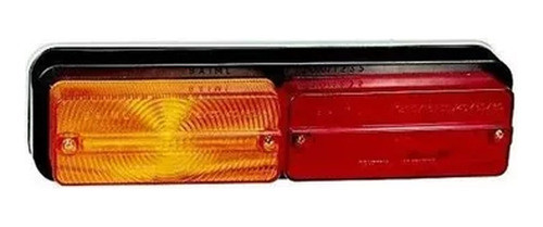Faros Traseros Rectangulares Angosto Rojo-amb X Jgo Bai 1230 0