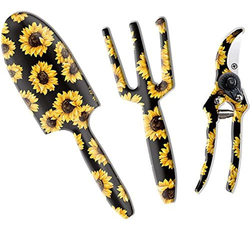 Juego De Herramientas De Jardín Gartol Estampado De Girasol 0